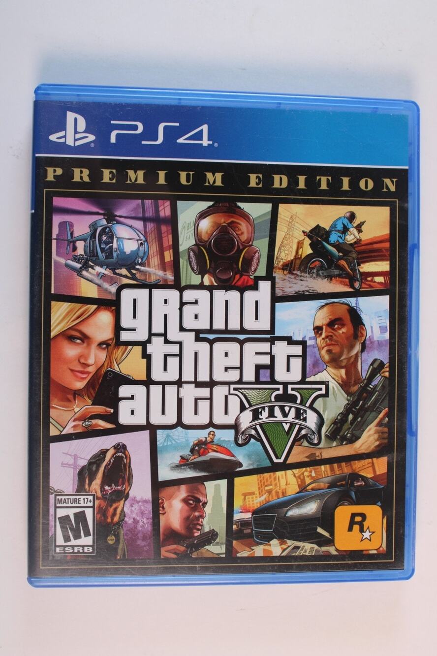 Grand Theft Auto V (Sony PlayStation 4, 2014, PS4) Authentic, Complete, Premium